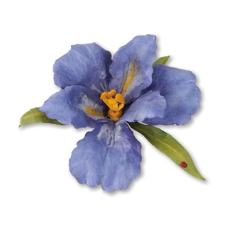 (659256)Sizzix Thinlits Die Set 10PK - Flower, Bearded Iris