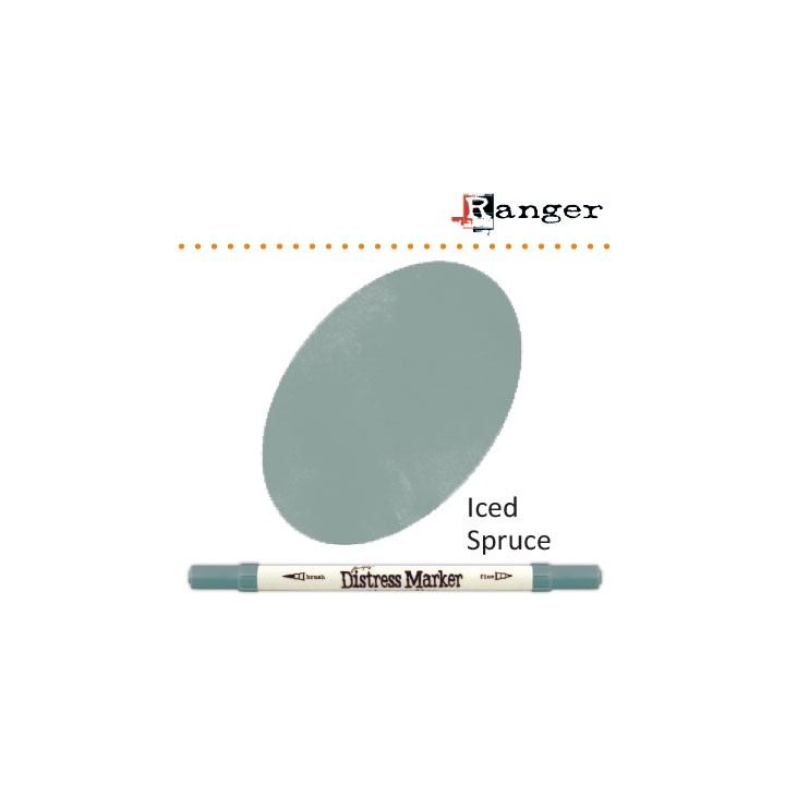 (TDM38214)Tim Holtz distress marker iced spruce