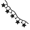 (CR1280)Craftables stencil stars garland
