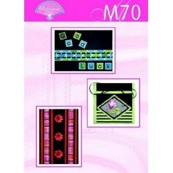 Pergamano M70 'Kleurrijk Zwart'