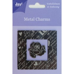 (6350/0100)Metal charms rose