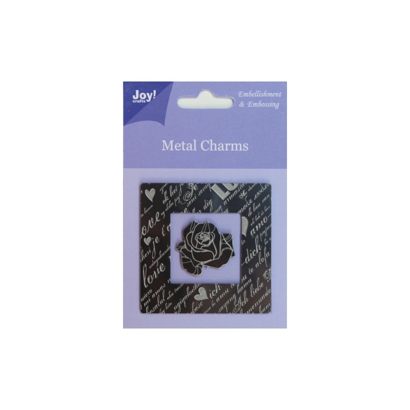 (6350/0100)Metal charms rose