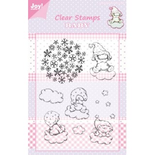 (6410/0320)Clear stamp winter bears