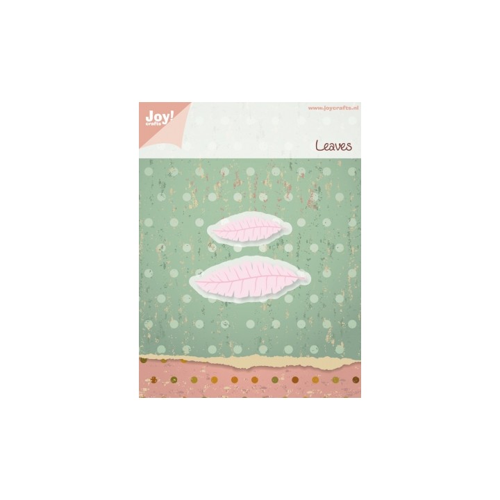 (6002/0331)Cutting & Embossing stencil leaves (2pcs)