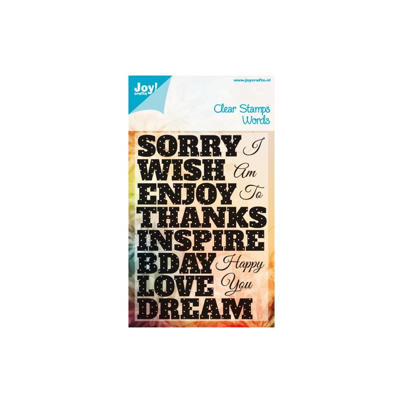 (6410/0312)Clear stamp ENG I am sorry
