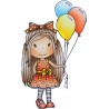 (PND2385)Paper Nest Dolls Birthday Balloon Ellie