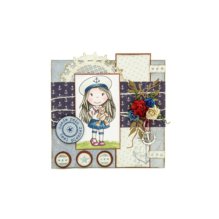(PND2383)Paper Nest Dolls Nautical Ellie