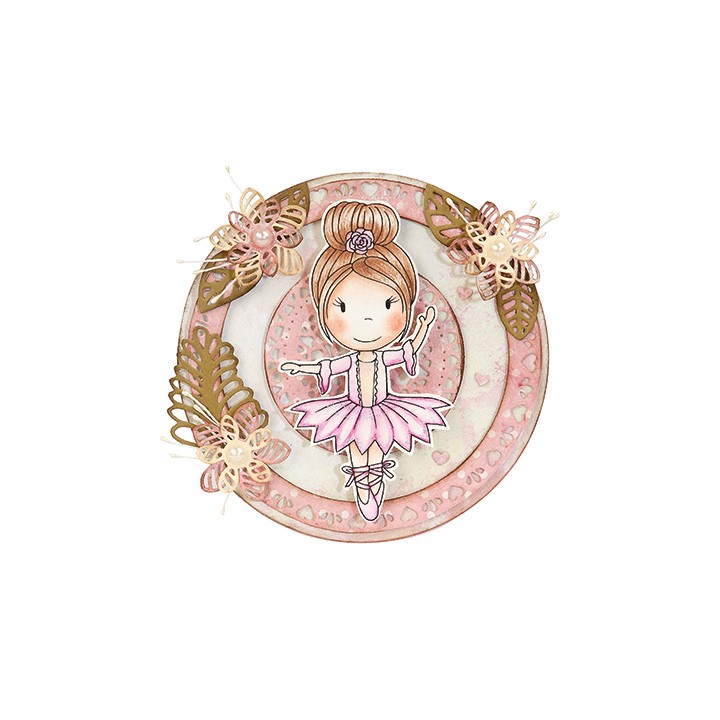 (PND1150)Paper Nest Dolls Ballerina Ellie
