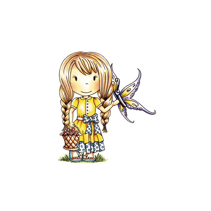 (PND2058)Paper Nest Dolls Butterfly Friend Avery