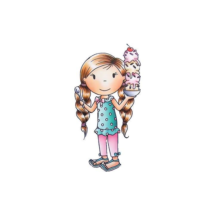 (PND2354)Paper Nest Dolls Ice Cream Avery