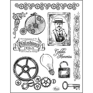 (4003 098 00)Clear stamps Oldfashioned Design