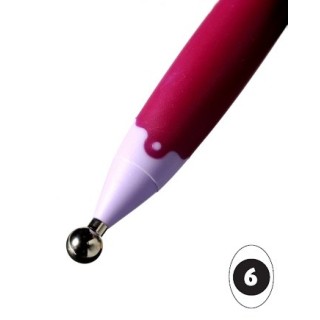 (PER-TO-70016-XX)Pergamano : Outil à ciseler : extra grosse boule 6 (10099)