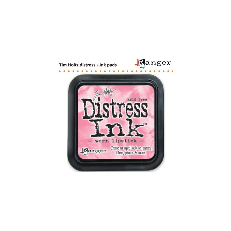 (TIM21513)Distress Ink Pad worn lipstick