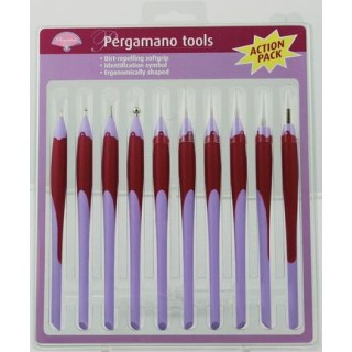 Pergamano : kit 10 outils (10000)