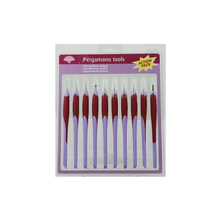 Pergamano : kit 10 outils (10000)