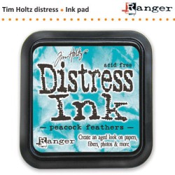 (TIM34933)Distress Ink Pad pad peacock feathers