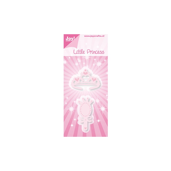 (6002/0353)Cutting & Embossing stencil Tiara en spiegel