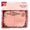 (6410/0113)Clear stamp Christmas card