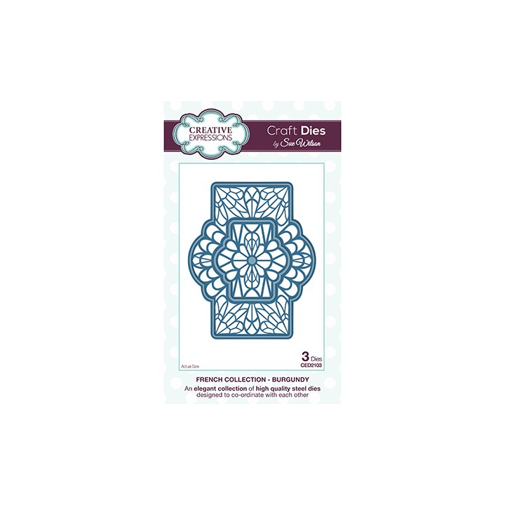 (CED2103)Craft Dies - Burgundy
