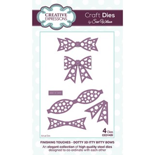 (CED1409)Craft Dies - Dotty 3D Itty Bitty Bow