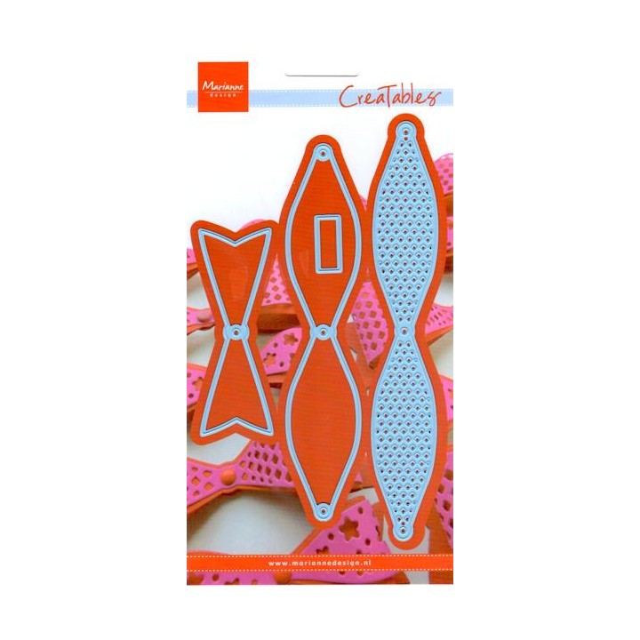 (LR0325)Creatables stencil bow large