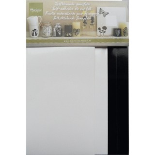 (ST4403)Die-Cut Foil Black/White