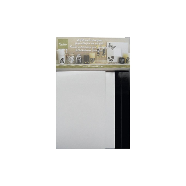(ST4403)Die-Cut Foil Black/White
