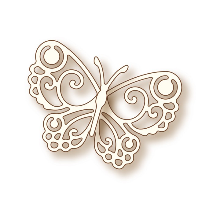 (SD0017)Wild Rose Studio`s Specialty die - Peacock butterfly