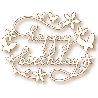(SD0020)Wild Rose Studio`s Specialty die - Birthday
