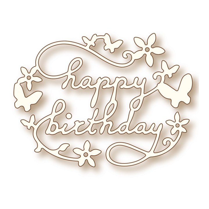 (SD0020)Wild Rose Studio`s Specialty die - Birthday