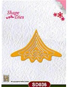 (SD036)Nellie's Shape Dies christmas tree