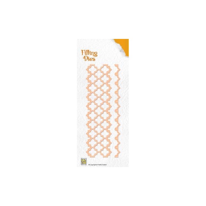 (QD009)Nellie's Filling Dies Christmas border