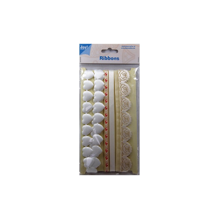 (6300/0301)Decoration ribbon - Creme