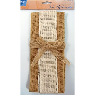 (6300/0501)Rubans jute - Ivoire - Naturel