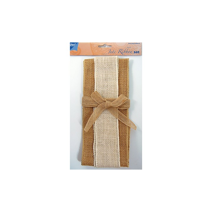 (6300/0501)Rubans jute - Ivoire - Naturel