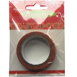 (PT2318)Paper Tape - Christmas Rose