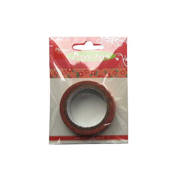 (PT2318)Paper Tape - Christmas Rose