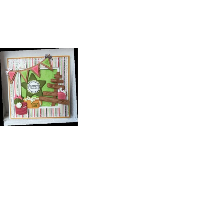 (PT2318)Paper Tape - Christmas Rose