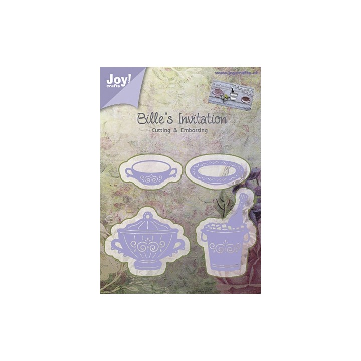 (6002/0373)Cutting & Embossing stencil invitation
