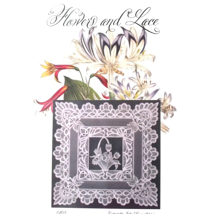 (JR1403)Julie Roces Flowers and Lace Series No 3