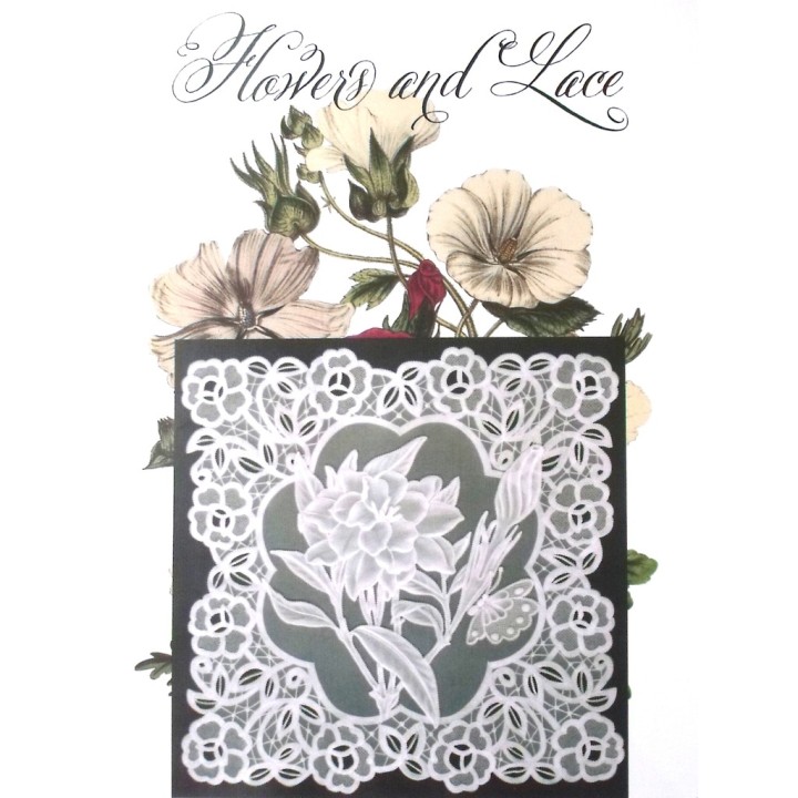 (JR1405)Julie Roces Flowers and Lace Series No 5