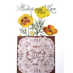 (JR1409)Julie Roces Flowers and Lace Series No 9