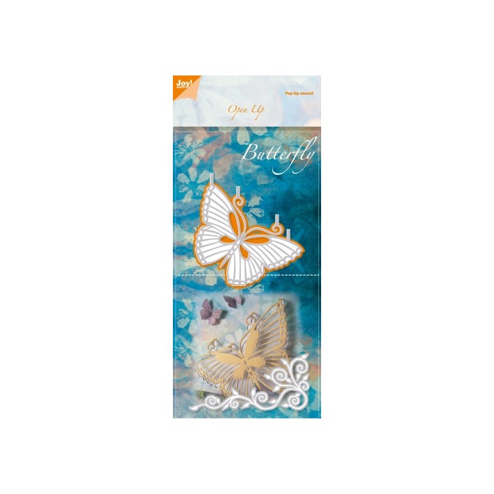 (6003/2013)Cutting & Embossing stencil vlinder