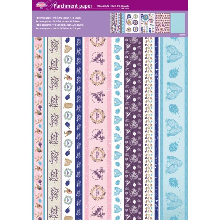 Pergamano Perkamentpapier Collectie This Is The Season (62606)