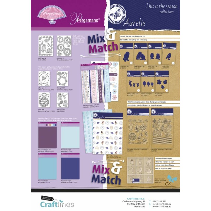 Pergamano Parchment Paper Collection This Is The Season (62606)