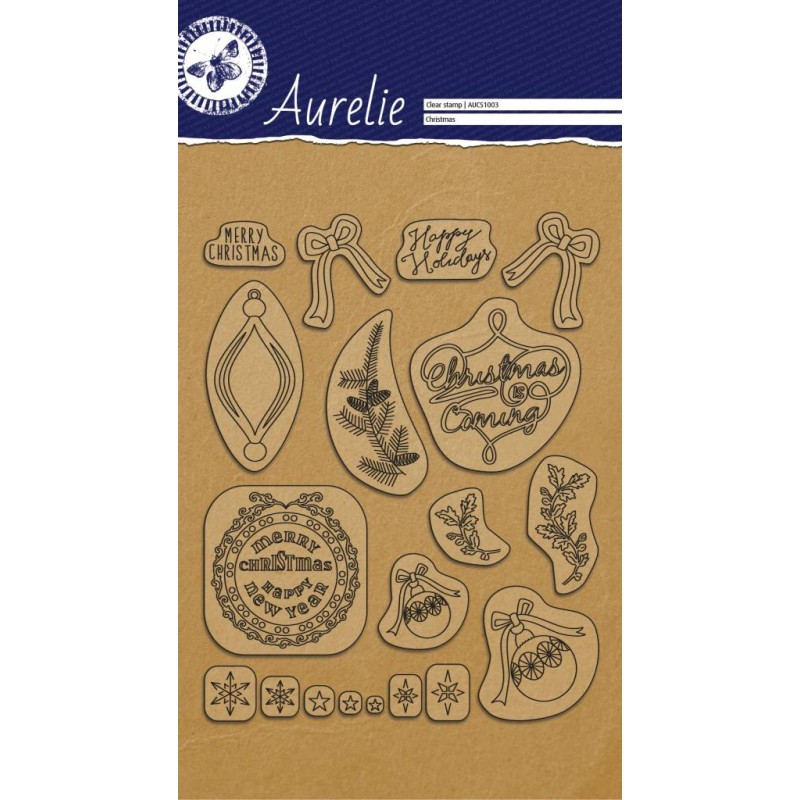 (AUCS1003)Aurelie This Is The Season 1 Clear Stamps
