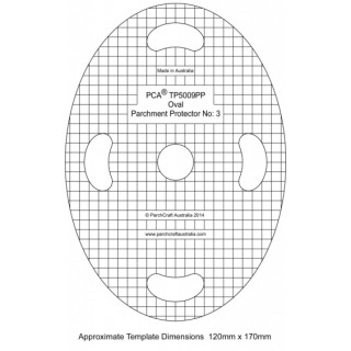 (PCA-TP5009PP)OVAL Parchment Protector No. 3