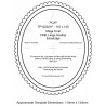 (PCA-TP102221F)FINE Mega Oval Outside Large Fine Scallop EasyEdge