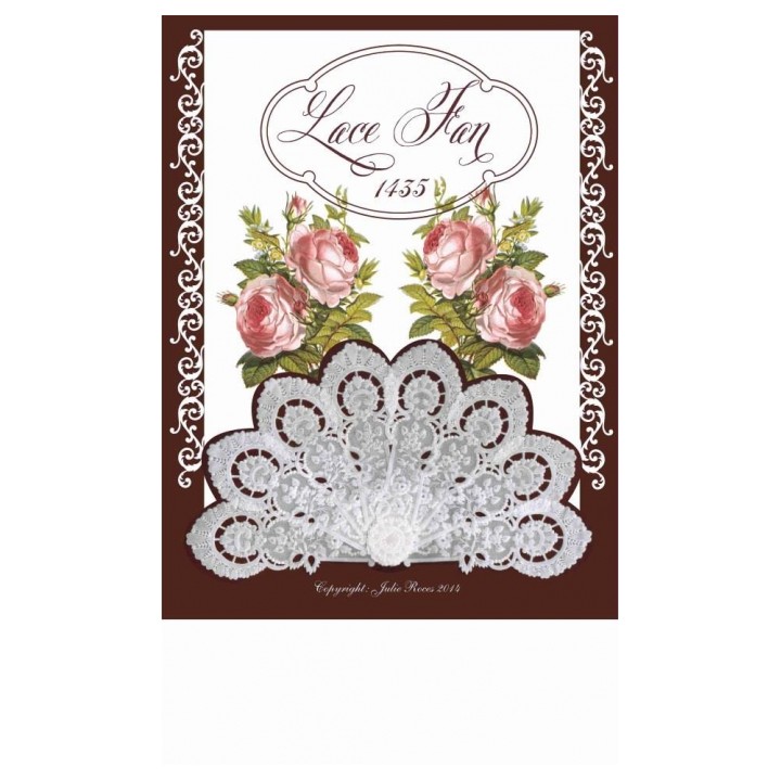 (JR1435)Julie Roces Lace Fan serie No 5