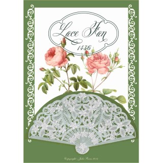 (JR1436)Julie Roces Lace Fan serie No 6